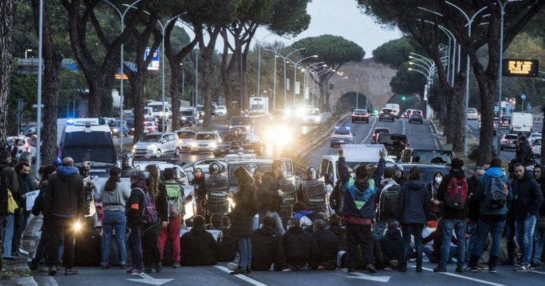 Ιταλία G20 διαμαρτυρία διαδηλωτές