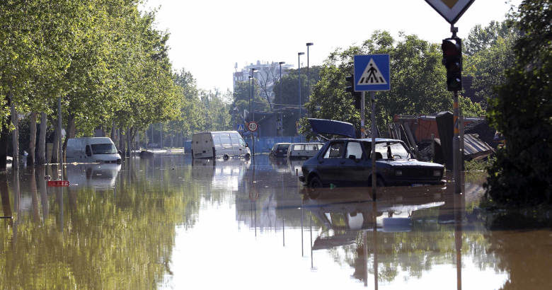 Πλημμύρες στη Βοσνία