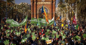 Καταλονία διαδήλωση
