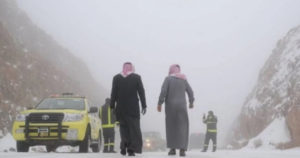 Σαουδική Αραβία, χιόνι