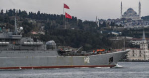 Τουρκία Βόσπορος πολεμικό πλοίο