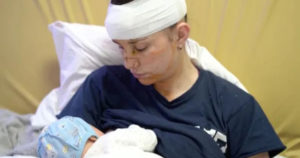 Ουκρανία μητέρα τραυματίας