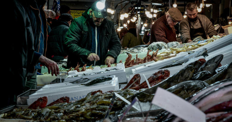 Ψάρια αγορά Σαρακοστή