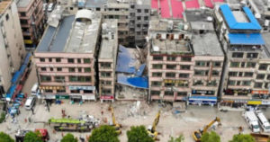 Κατάρρευση οικοδομής στην Κίνα