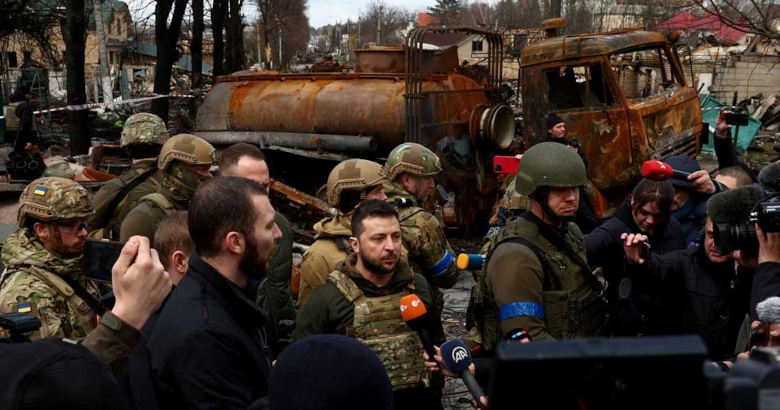 Βολοντίμιρ Ζελένσκι Μπούτσα Ουκρανία Πόλεμος3