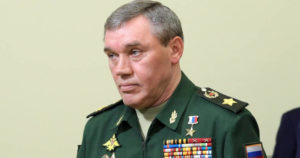 Βαλερί Γερασίμοφ Στρατηγός Ρωσία Πόλεμος
