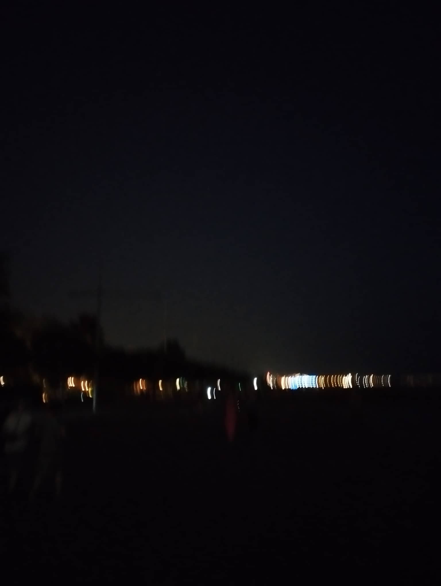 Θεσσαλονίκη παραλία σκοτάδι