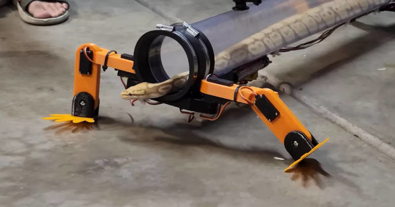 φίδι, ρομποτικά πόδια