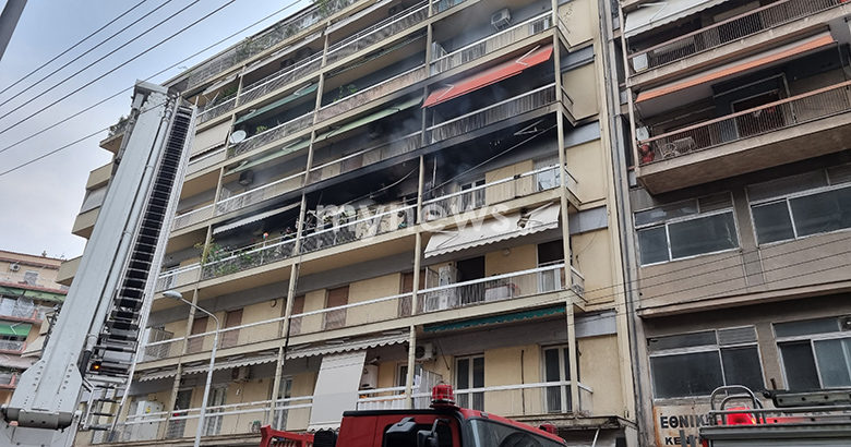 Φωτιά σε διαμέρισμα στην ανατολική Θεσσαλονίκη
