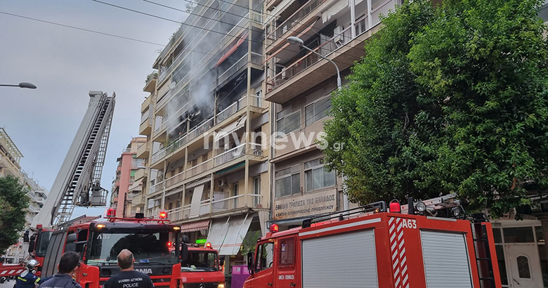 Φωτιά σε διαμέρισμα στην ανατολική Θεσσαλονίκη