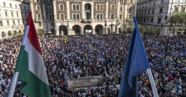 διαδήλωση, Βουδαπέστη, Ουγγαρία