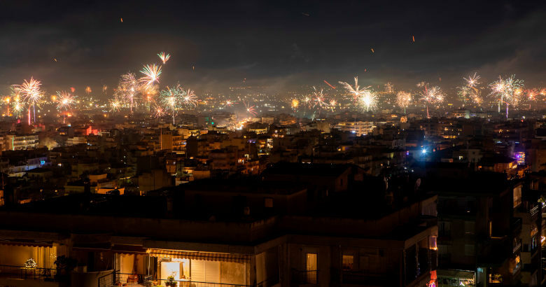 Θεσσαλονίκη, 2023, πυροτεχνήματα