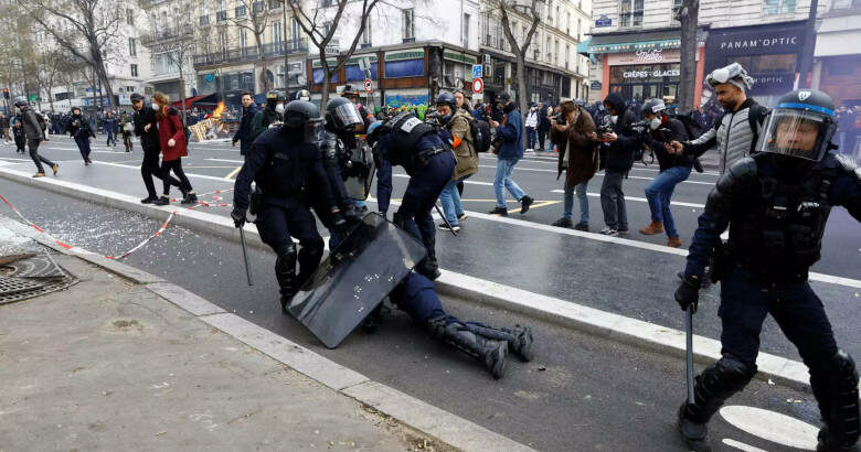 Γαλλία επεισόδια αστυνομικός