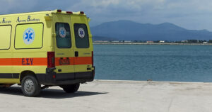 Ασθενοφόρο, θεσσαλονίκη, παραλία