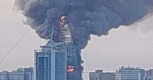 Σουδάν φωτιά σε πύργο