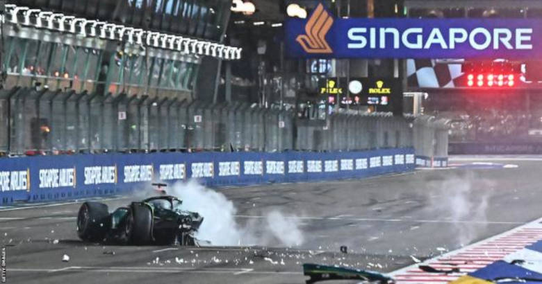 Λανς Στρολ ατύχημα Σιγκαπούρη Formula 1