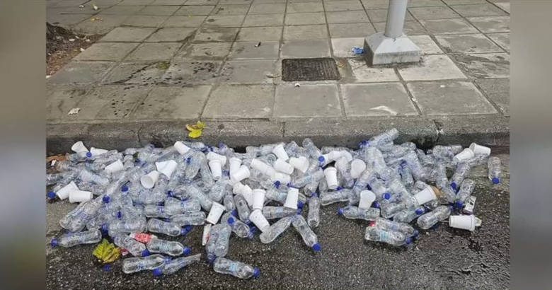 Θεσσαλονίκη σκουπίδια μαραθώνιος