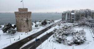 χιονιάς, Θεσσαλονίκη